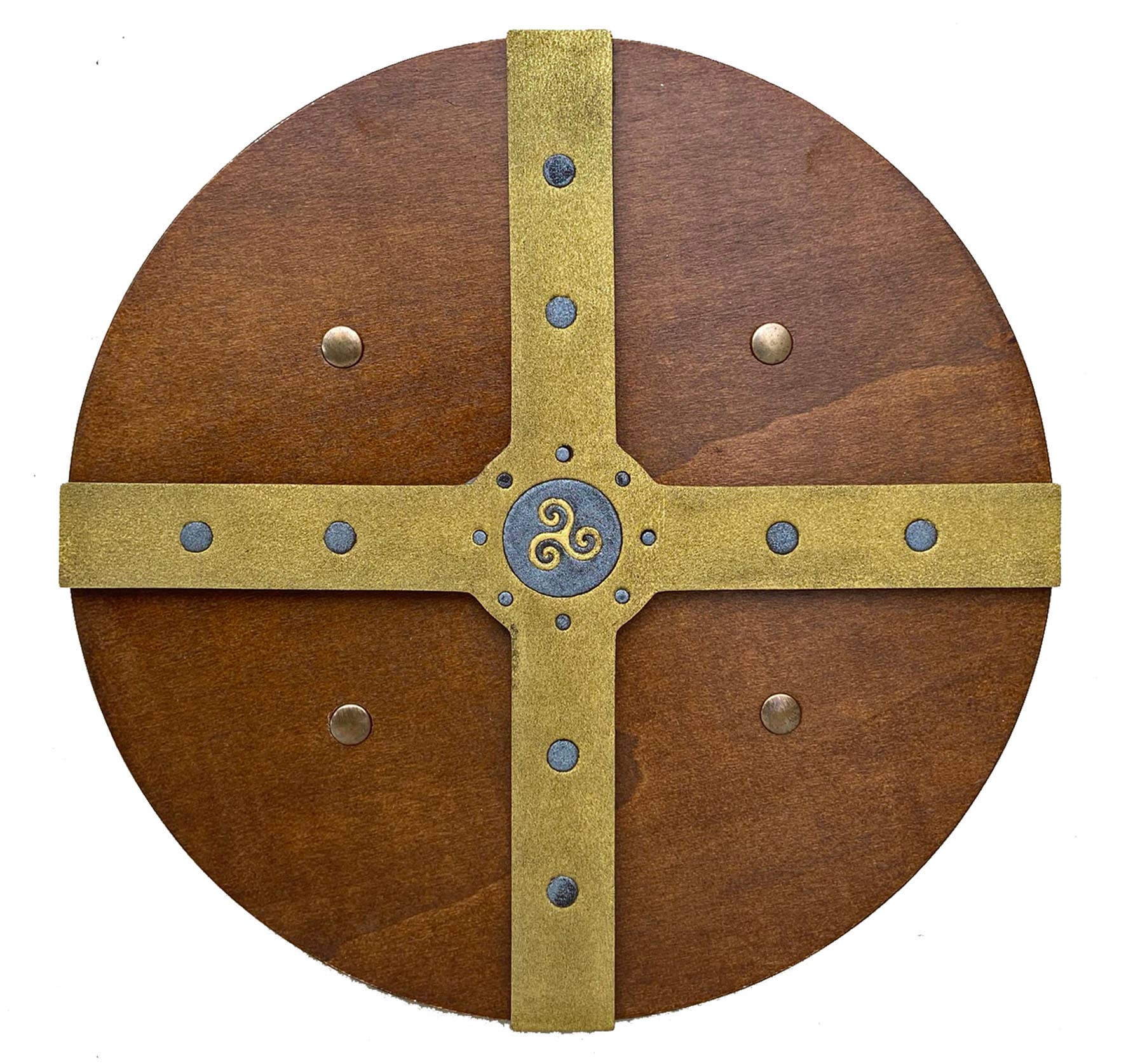 BOUCLIER HISTORIQUE VIKING TRISKEL L - KALID MEDIEVAL