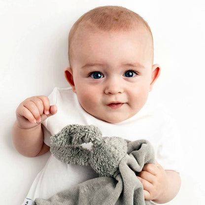 Organic soft blanket - Grey rabbit (in a gift box)