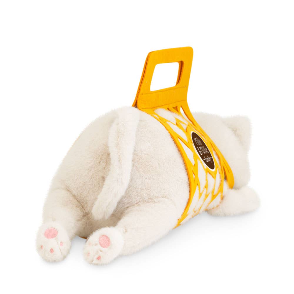 Milo &amp; Millie Plush Toy, Milo the White Cat (56 cm) - 0+