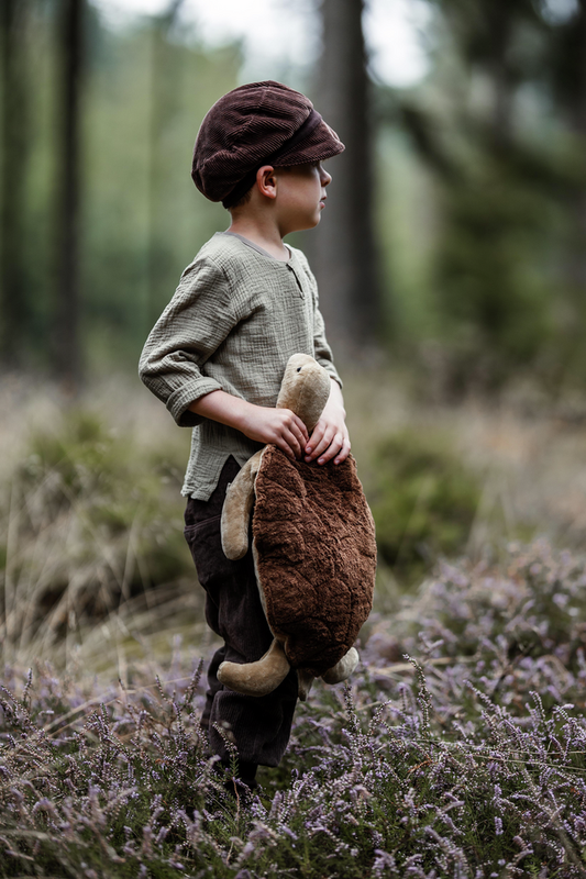 Large plush turtle | brown