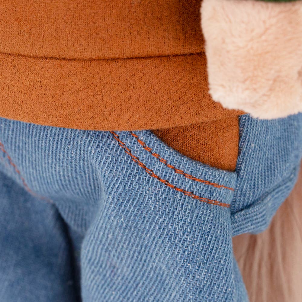 Lucky Andy Dog Doll: Autumn Colors - 38cm