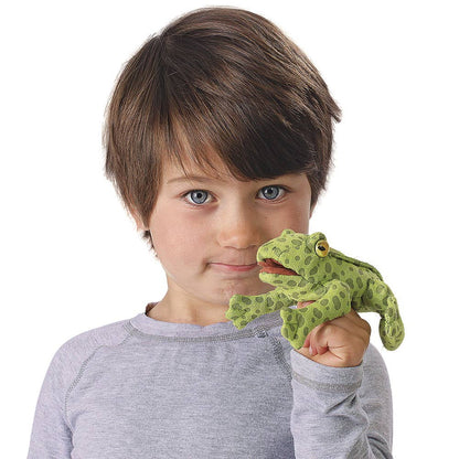 Marionnette à main Mini Grenouille 2761/ Mini Grenouille Folkmanis réaliste