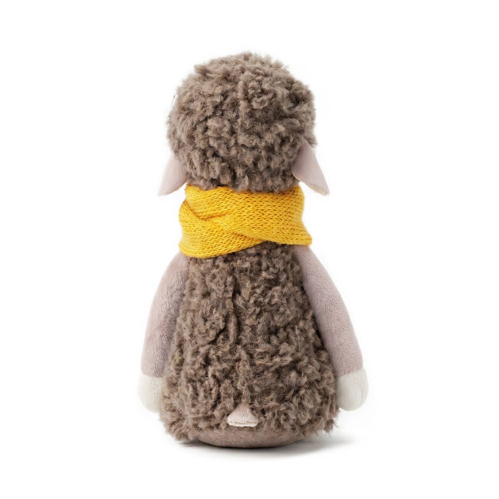 Bibi la brebis avec un bonnet jaune de 16 cm