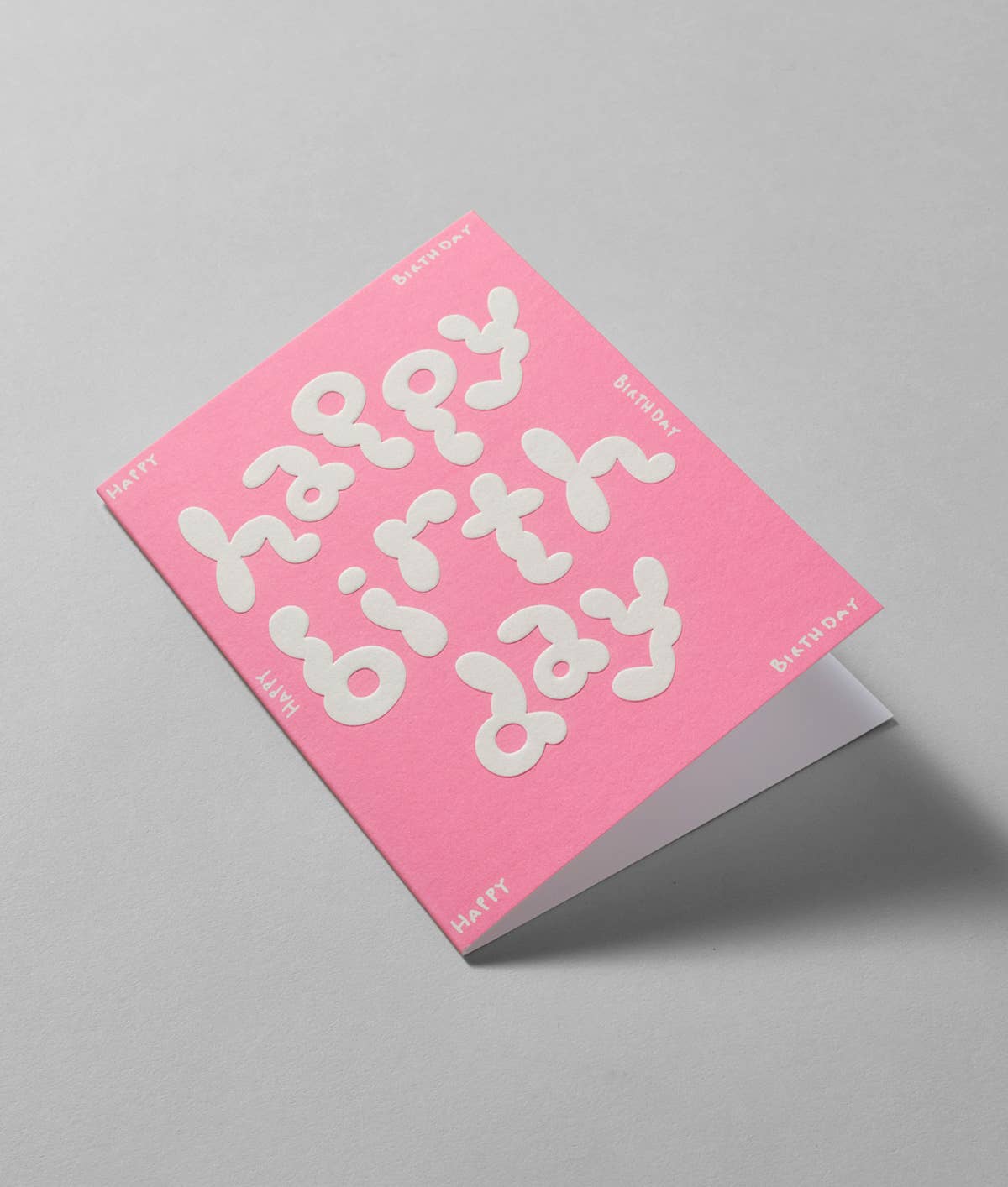 "Happy Birthday" card
