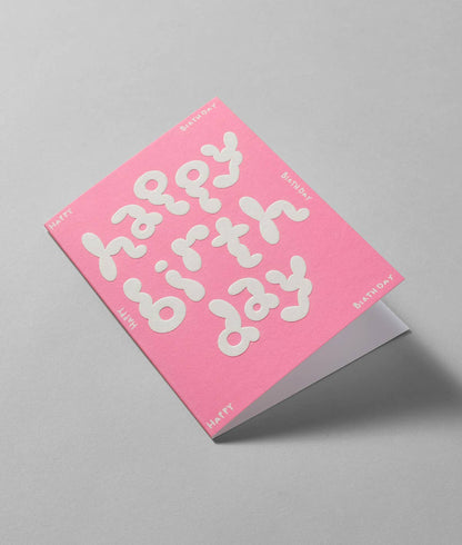 "Happy Birthday" card
