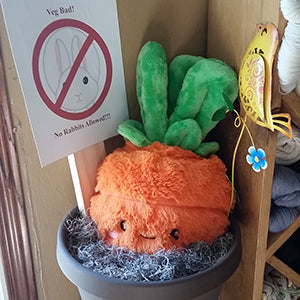 Peluche Comfort Food Squishable – Carotte