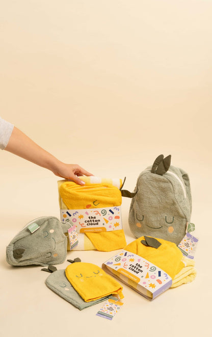 Serviette à capuche Mandy Mandarin