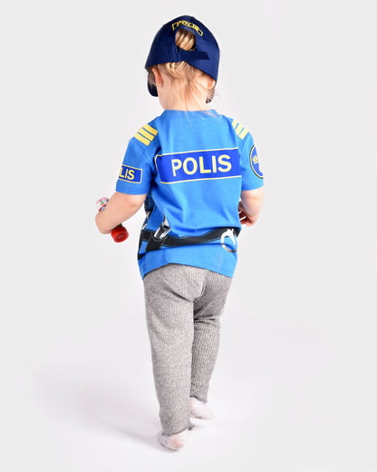 T-shirt Police en coton biologique 110-116 cl 4-6 ans