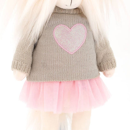 Lucky Mimi Hundepuppe: Rosa Herz - 38 cm