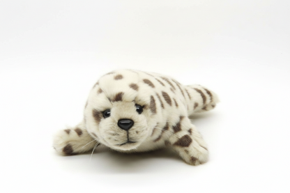 Peluche Bébé Phoque (à pois gris)