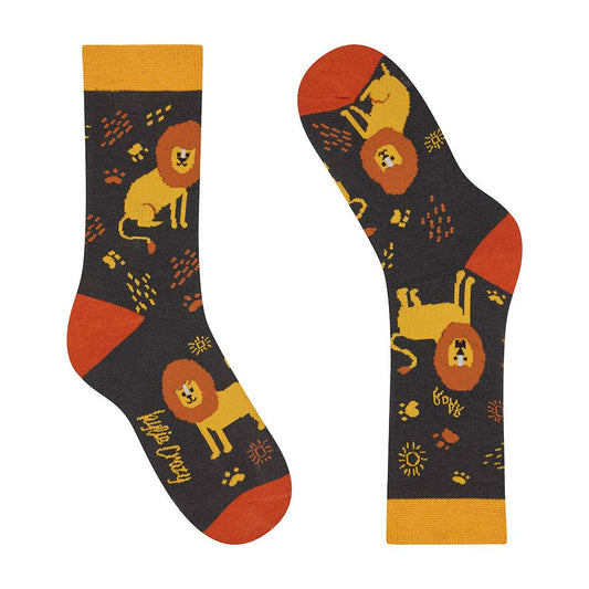 Kindersocken Löwen