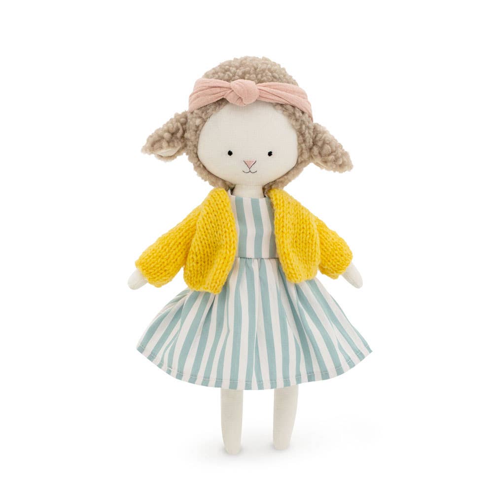 Cotti Motti cotton soft toy, Zoe the sheep (30 cm) - 0+