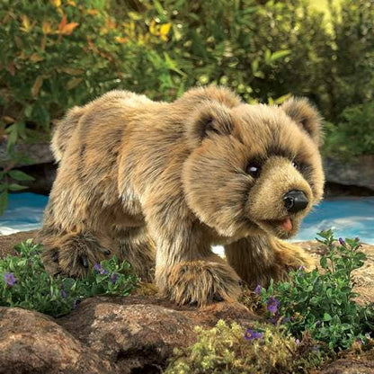 Marionnette à main Grizzly Bear 2954/ Grizzly Bear Folkmanis réaliste