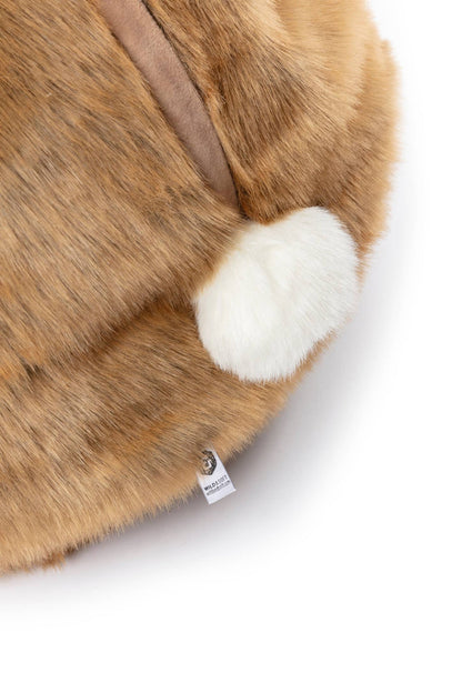Soft and comfortable rabbit pouf