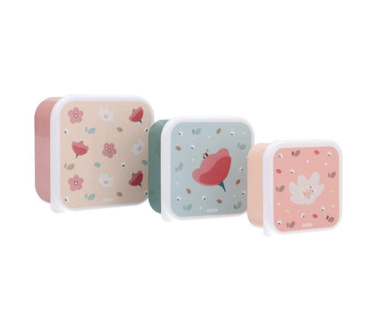 3 boites dejeuner little garden
