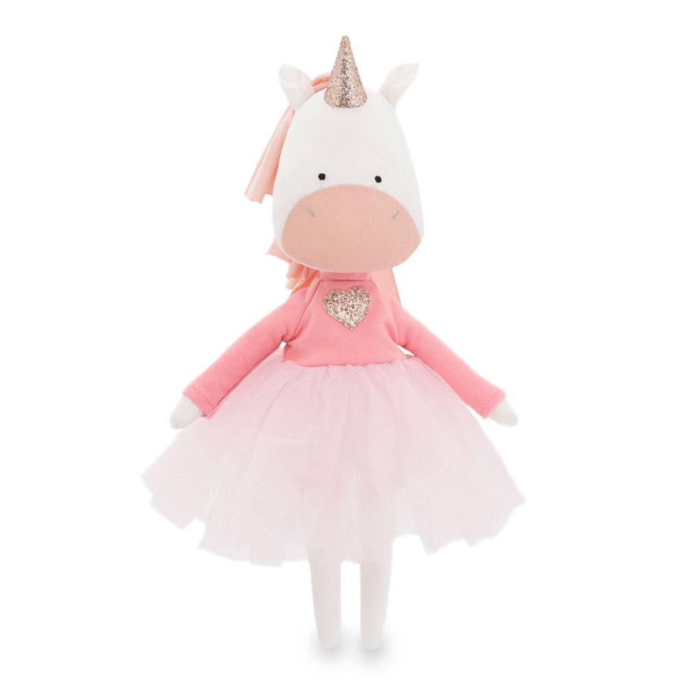 Cotti Motti cotton soft toy, Daphne the unicorn - 29 cm - from 0 months