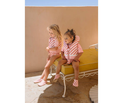 Stripes Bloom Learn-to-Swim Vest &#