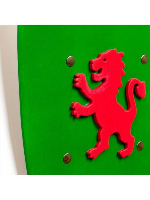 Bouclier Kamelot Vert Avec Lion S