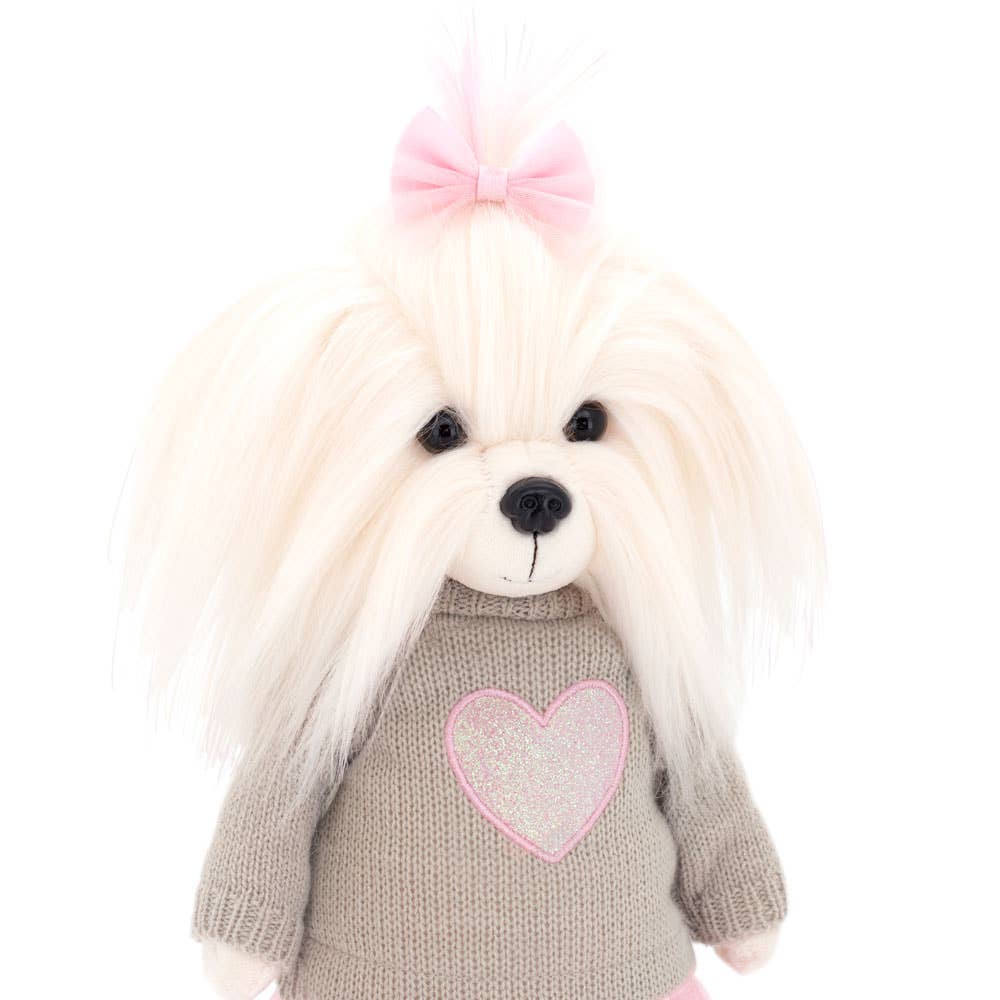 Lucky Mimi Hundepuppe: Rosa Herz - 38 cm