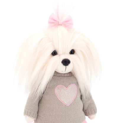 Lucky Mimi Hundepuppe: Rosa Herz - 38 cm