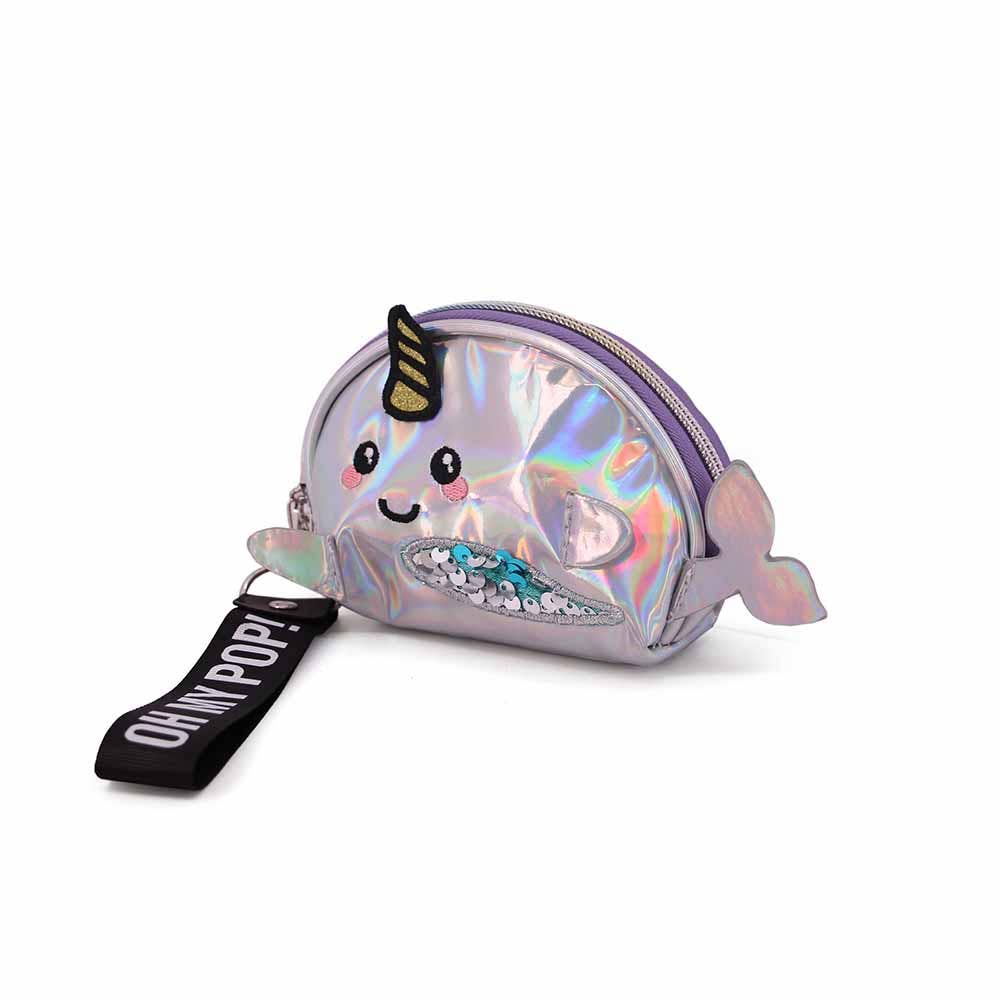 Oh My Pop! Narwhal Oval Purse