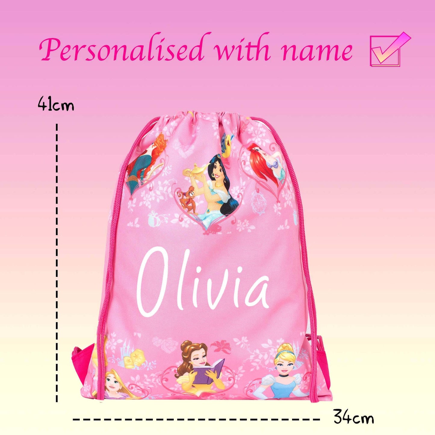 Disney Princess Sac à cordon for enfant