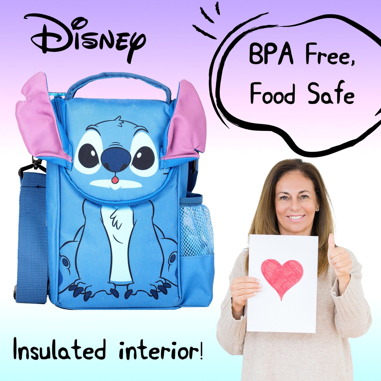 Stitch Sac repas 3D