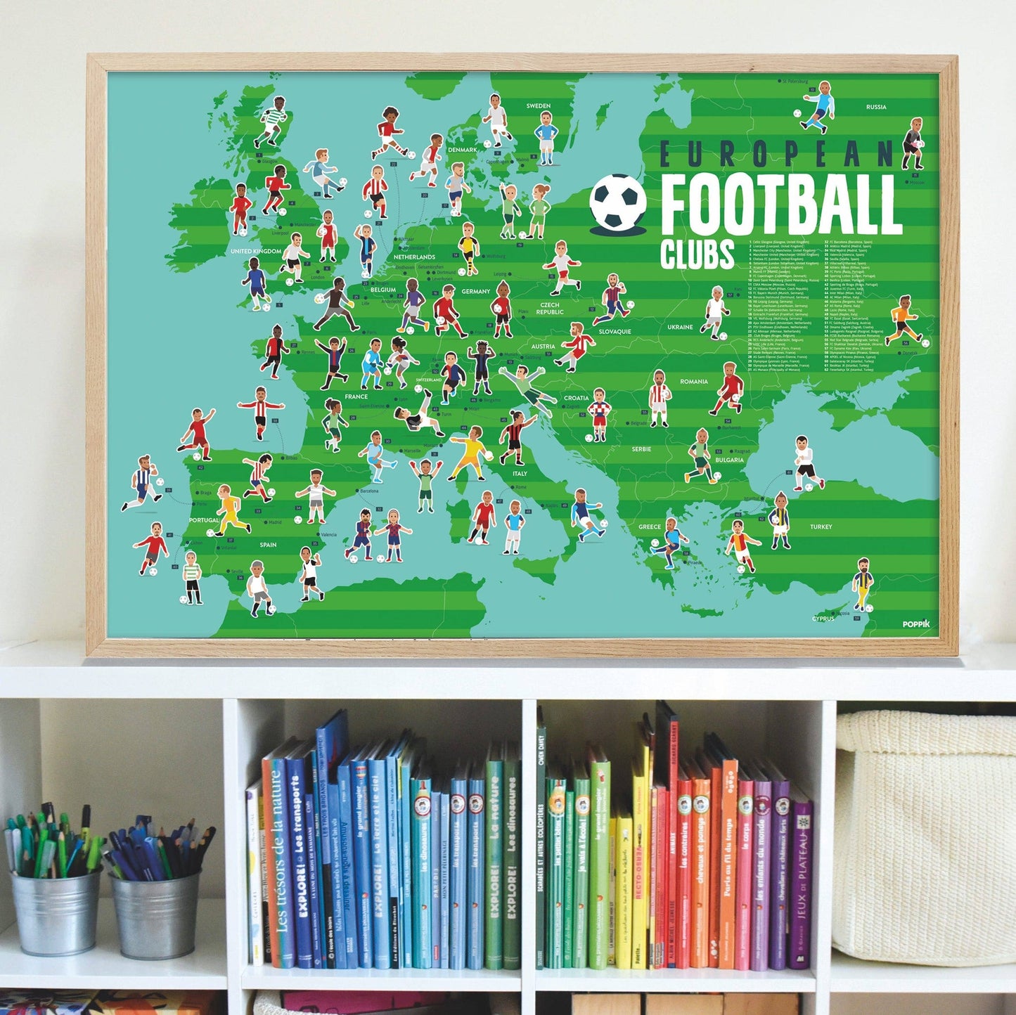 Discovery sticker poster - Football 5 +