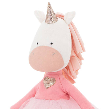Cotti Motti cotton soft toy, Daphne the unicorn - 29 cm - from 0 months
