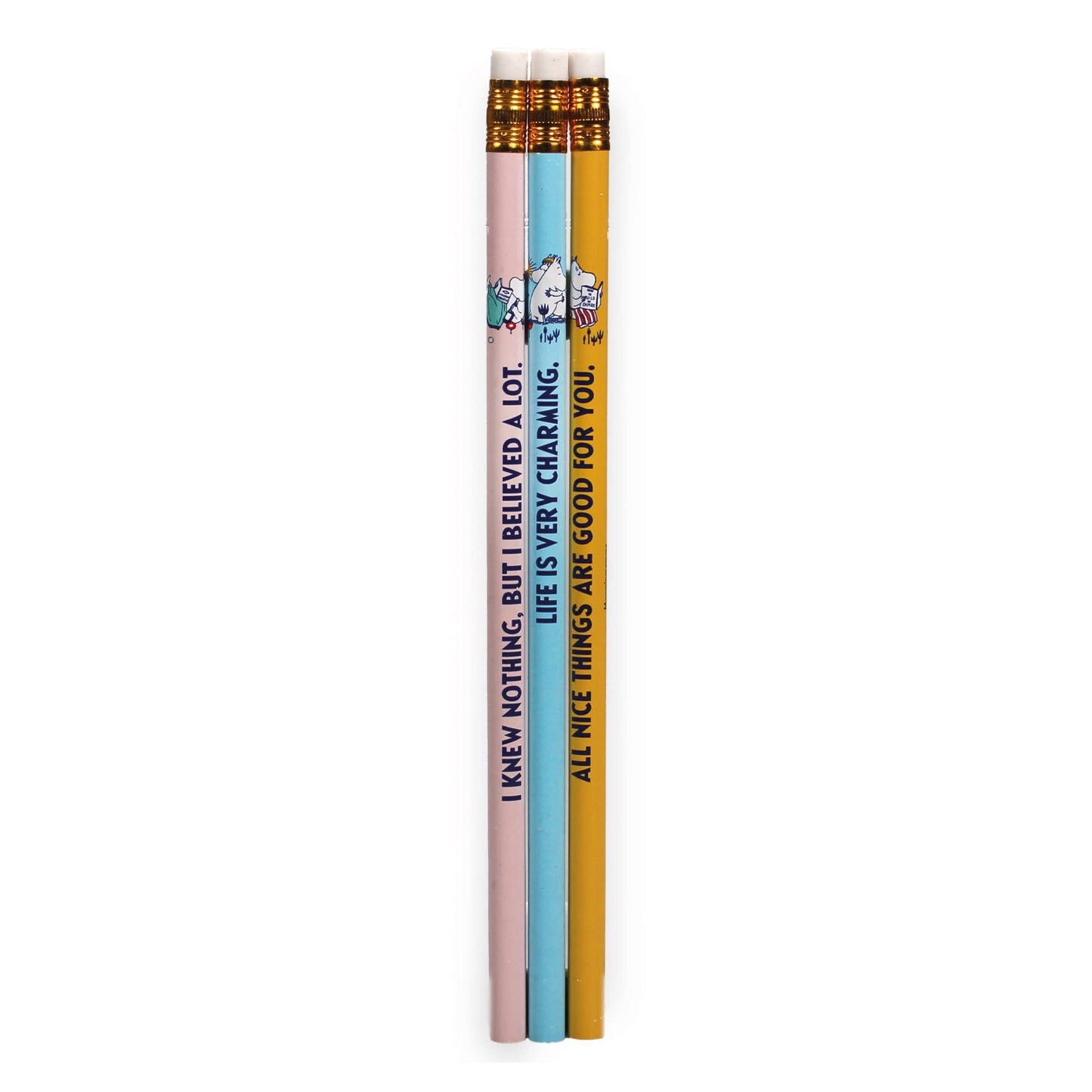 Set de 3 crayons Moomin
