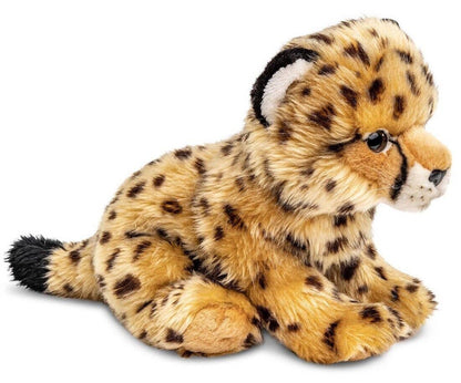 Small cheetah plush toy, sitting