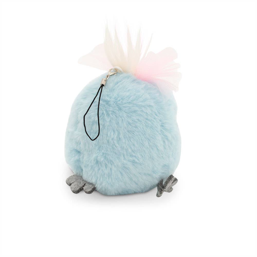 Whozie plush pendant with bow, 8 cm