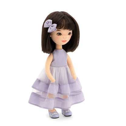 Lilu doll in purple dress - 32 cm