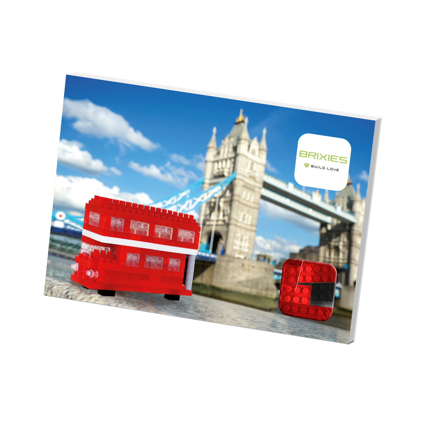 BRIXIES English Bus Postcard