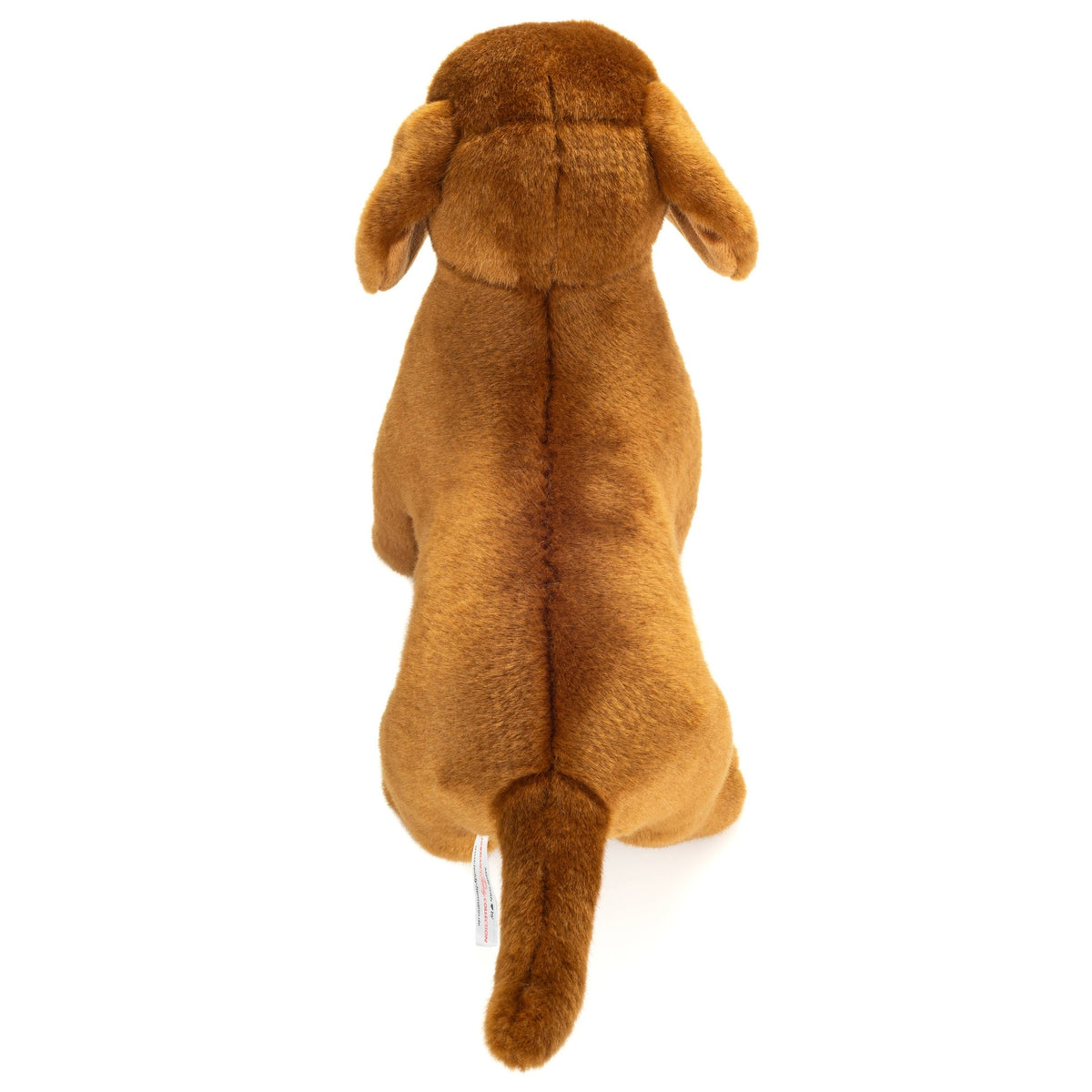 Peluche teckel debout Teddy Hermann 32 cm - détail