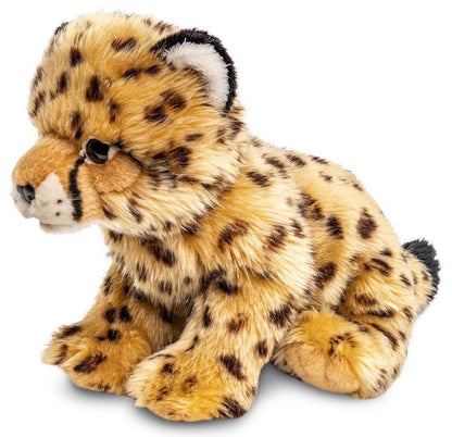 Small cheetah plush toy, sitting