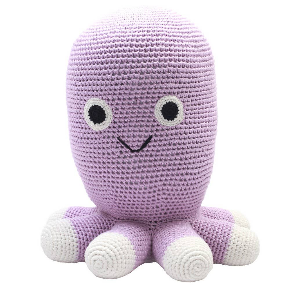 XL Crochet Plush - Light Purple Octopus