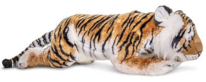 Large Plush Lying Tiger