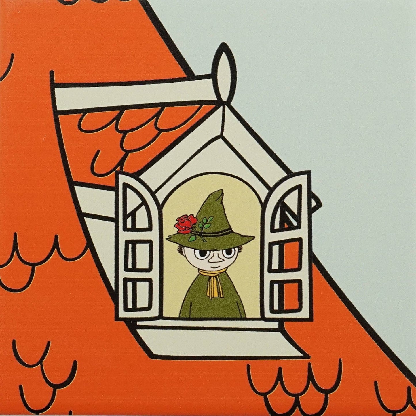 Lot de 4 sous-verres céramique Moomin - maison