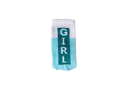 Chaussettes Enfant Girl Power - Bleu