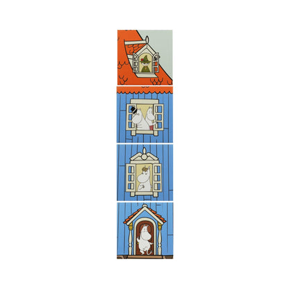 Lot de 4 sous-verres céramique Moomin - maison