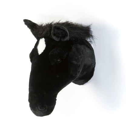 Décoration Murale Peluche Pierre le Cheval Noir - Wild & Soft