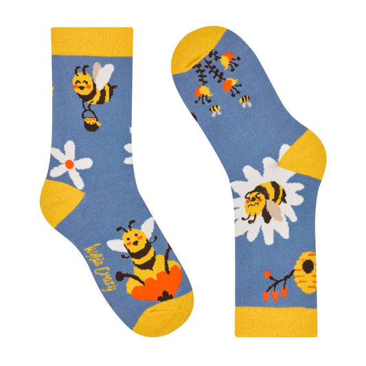 Kindersocken Bienen