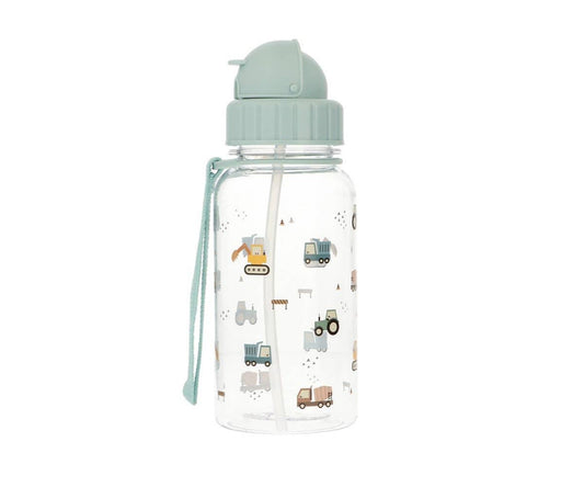 LKWs für Plastikflaschen