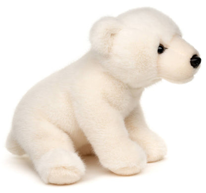 Ourson polaire, assis - 19 cm (hauteur) - Peluche Uni Toys
