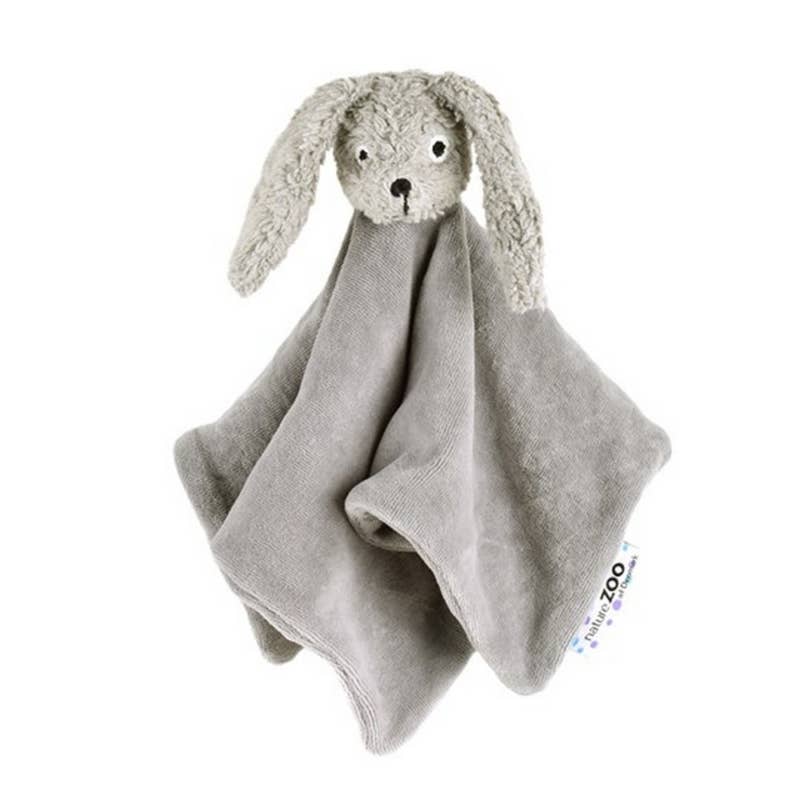 Organic soft blanket - Grey rabbit (in a gift box)