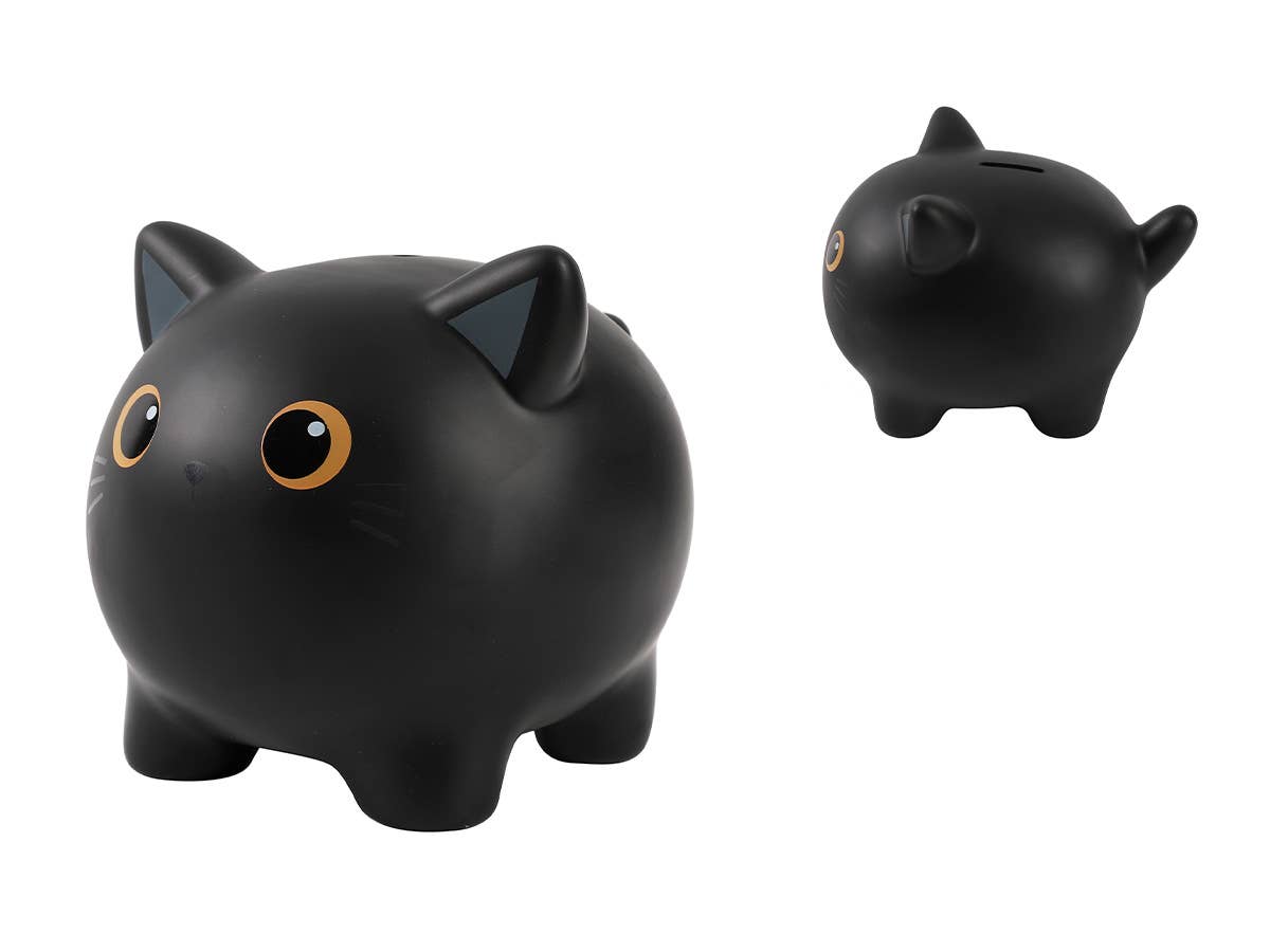 Black Cat Piggy Bank
