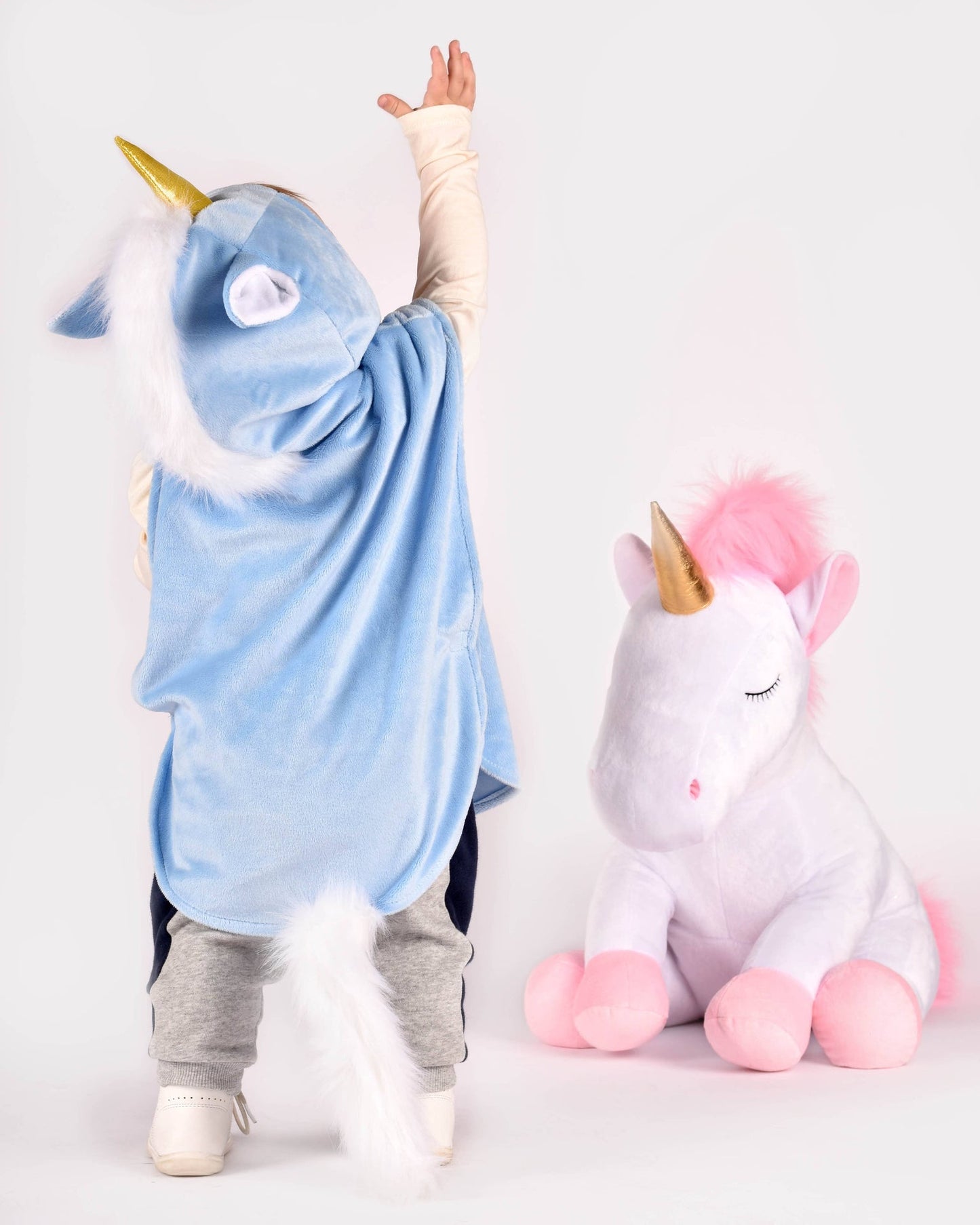 Blue unicorn cape 86-110 cl 1-4 years