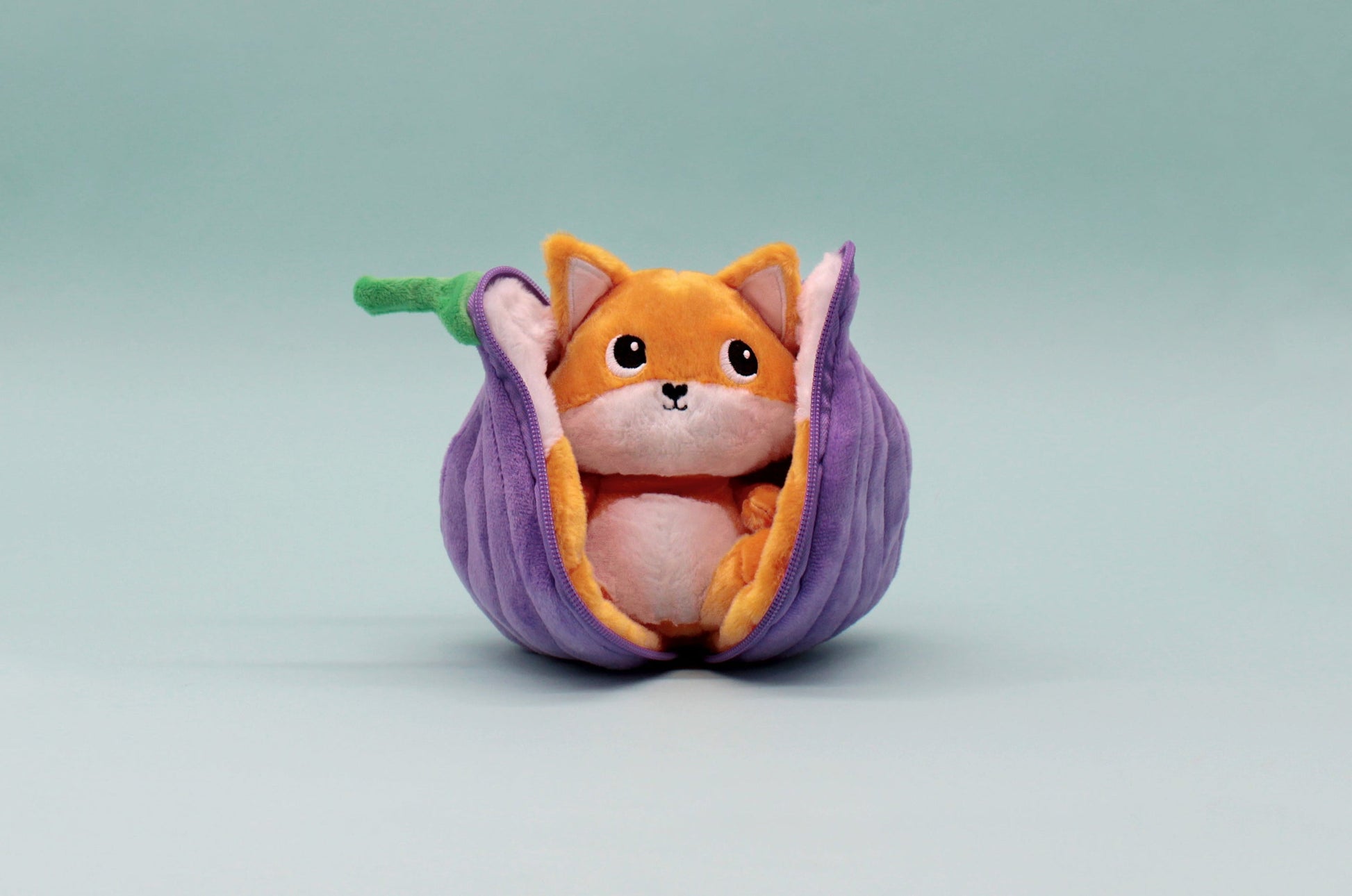 Peluche réversible Russet le renard/figue – Flipetz – vue 11