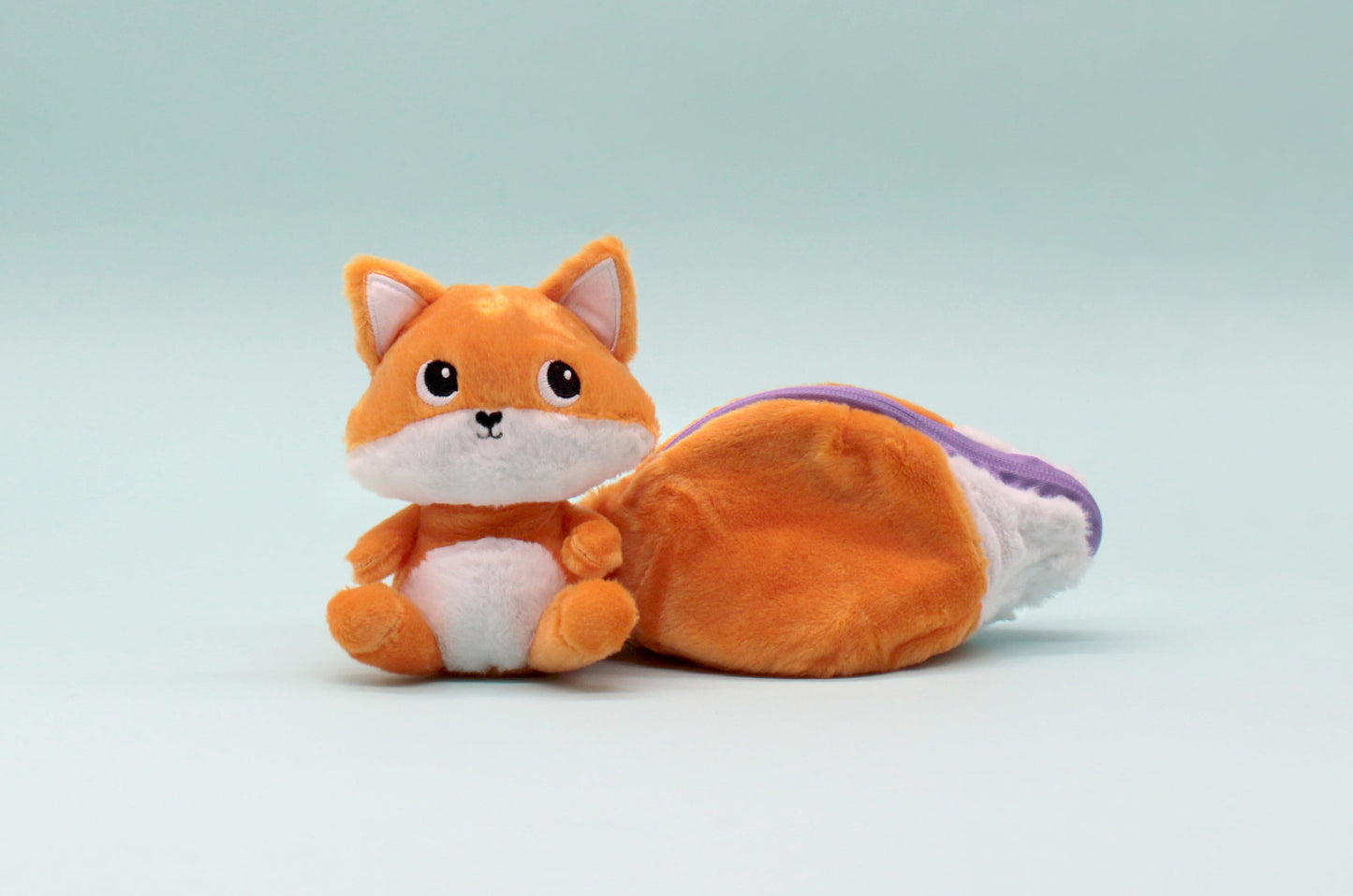 Peluche réversible Russet le renard/figue – Flipetz – vue 13